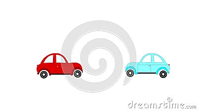 The Accident, Car Accident Two Cars on a White Background, Animation Stock  Video - Video of travel, transportation: 47661847