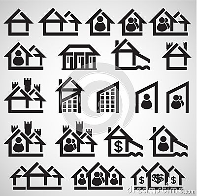 Accomodation icon, vector Vector Illustration