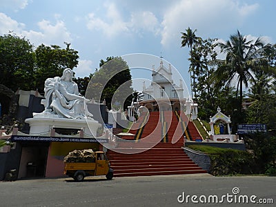 Catholic church, Kerala, India Editorial Stock Photo