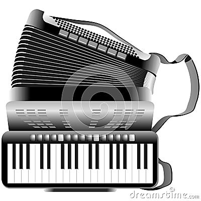 Accordion Vector Illustration