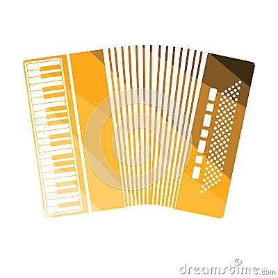 Accordion icon Vector Illustration