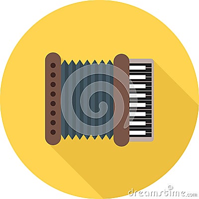 Accordion Vector Illustration