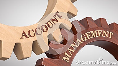 Account management concept Stock Photo