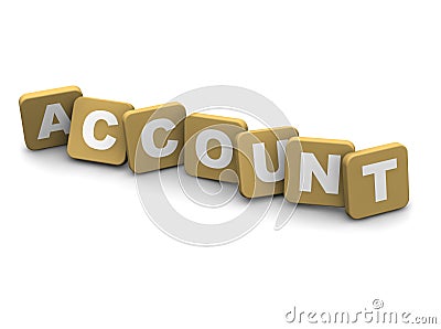 Account text Cartoon Illustration