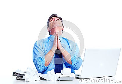 Accountant businessman. Stock Photo