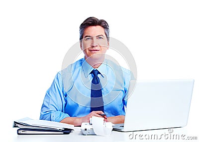 Accountant businessman. Stock Photo