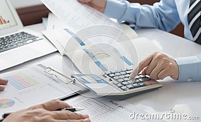 Accounting audit Stock Photo