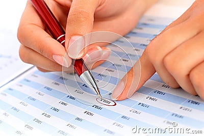 Accounting. Stock Photo