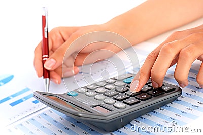 Accounting. Stock Photo