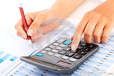 Accounting. Stock Photo