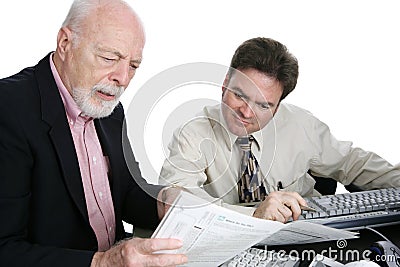 Accounting Series- Confusing Tax Forms Stock Photo
