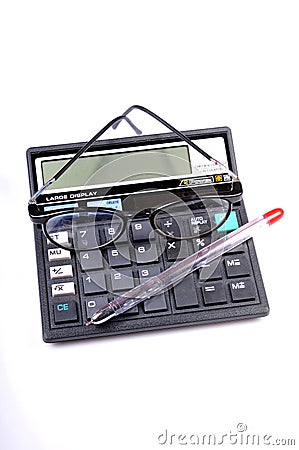Accounting tools Stock Photo