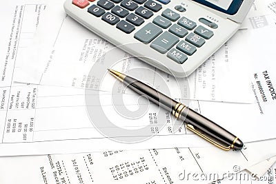 Accounts Stock Photo