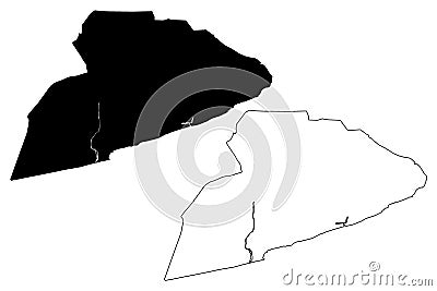 Accra City Republic of Ghana, Greater Accra Region map vector illustration, scribble sketch City of Nkran or Ankara map Vector Illustration