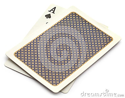 Ace of spade Stock Photo