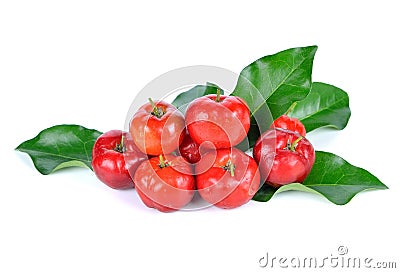 Acerola fruit Stock Photo