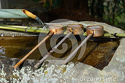 Achi shrine in Achi village, Nagano, Japan Stock Photo