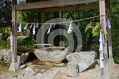 Achi shrine in Achi village, Nagano, Japan Stock Photo