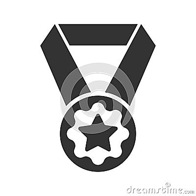 Achievement Medal Icon Vector Illustration