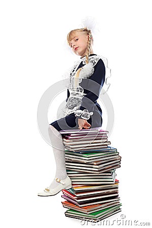 Achiever girl Stock Photo