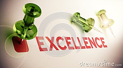 Achieving Excellence Stock Photo