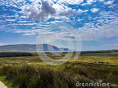 Achill Island landscape, county Mayo, Ireland Stock Photo