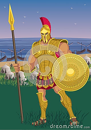 Achilles Vector Illustration