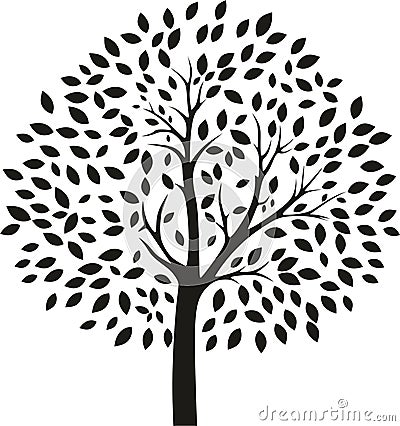 Tree Design Pattern Vectors Vector Illustration