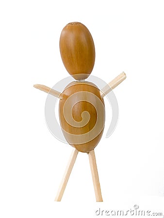 Acorn Man Royalty Free Stock Image - Image: 1393166