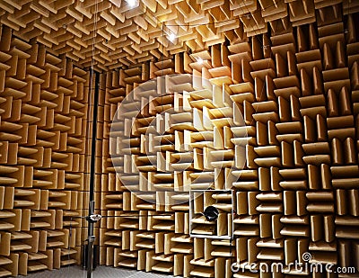 Acoustic chamber. Stock Photo