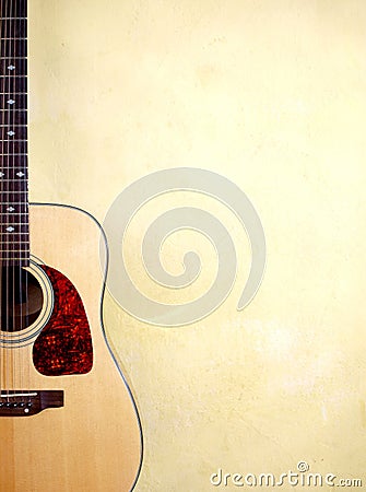 Acoustic guitar Stock Photo