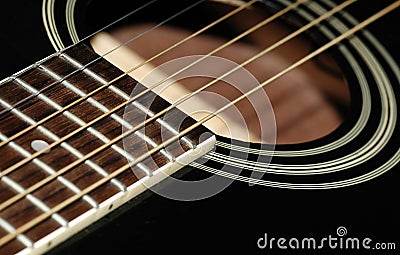 Acoustic guitar Stock Photo