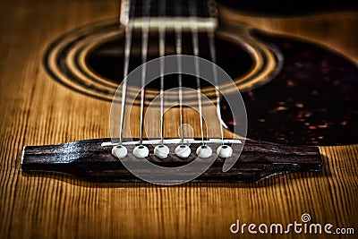 Acoustic guitar Stock Photo