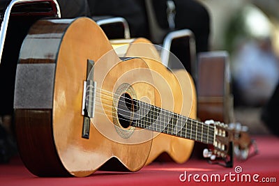 Acoustic guitars Stock Photo