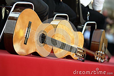 Acoustic guitars Stock Photo