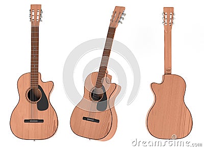 Acoustic guitars Stock Photo