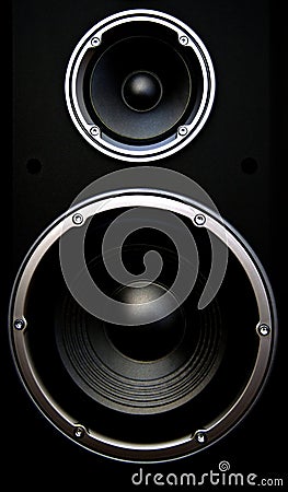 Acoustic system Stock Photo