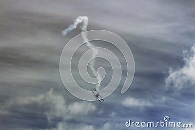 Acrobatic Biplane Stock Photo