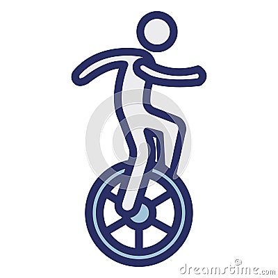 Acrobatic Isolated Vector Icon which can easily modify or edit Vector Illustration