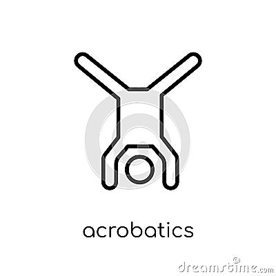 Acrobatics icon from Circus collection. Vector Illustration