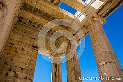 Acropolis in Athens Stock Photo