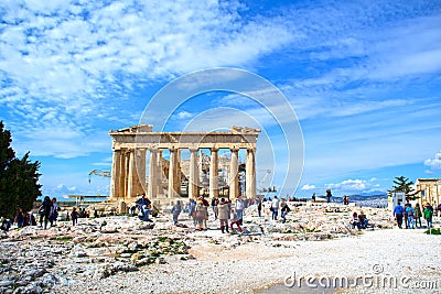 Acropolis of Athens Editorial Stock Photo