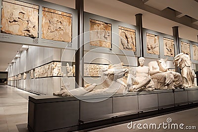 Acropolis museum level 3 Editorial Stock Photo