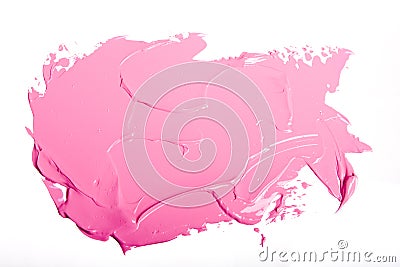 Acrylic paint isolated Stock Photo