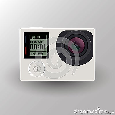 Actin photo video camera Stock Photo