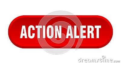 action alert button Vector Illustration