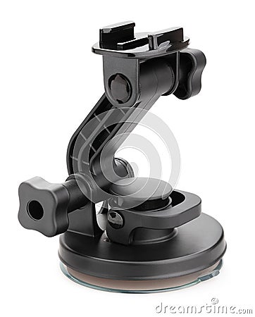 Action camera suction cup mount Stock Photo