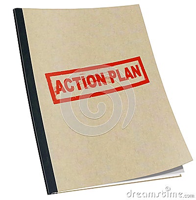 Action Plan Cartoon Illustration