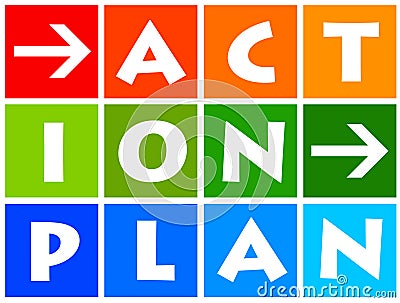 Action plan Stock Photo