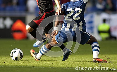 Action Soccer. Penalty Editorial Stock Photo